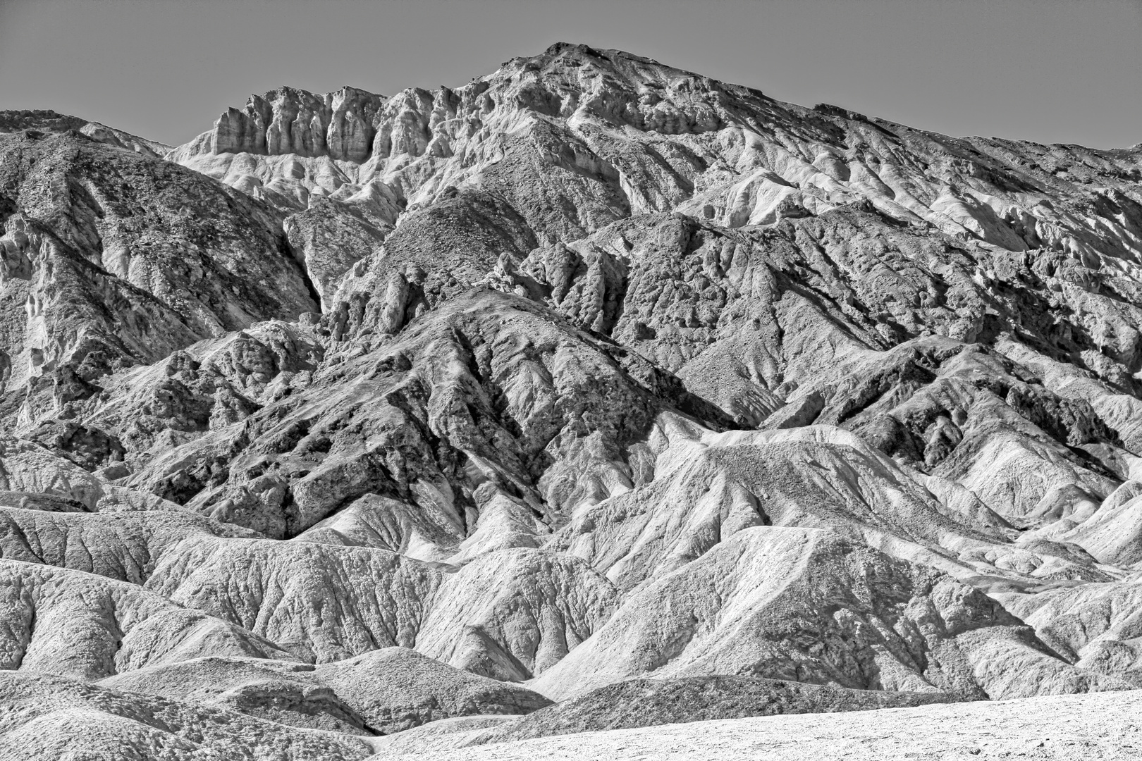 Death Valley Artists Palette BW