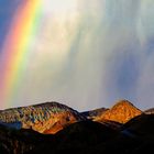 Death valley rainbow