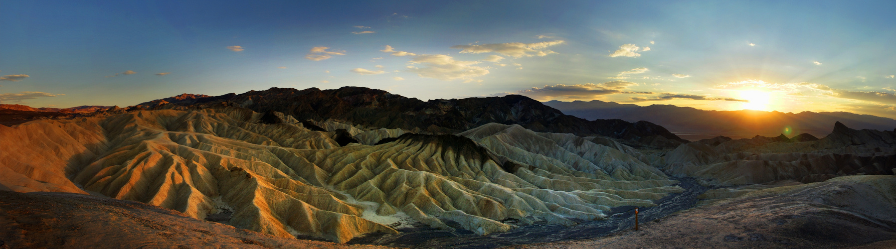 Death Valley Sunset at Zabriski Point