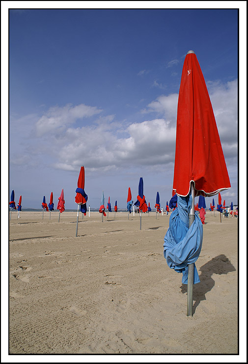 Deauville, les parasols