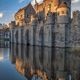 Burg Gravensteen im Abendlicht