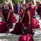 Debattierende Mönche im Kloster Drepung - Lhasa