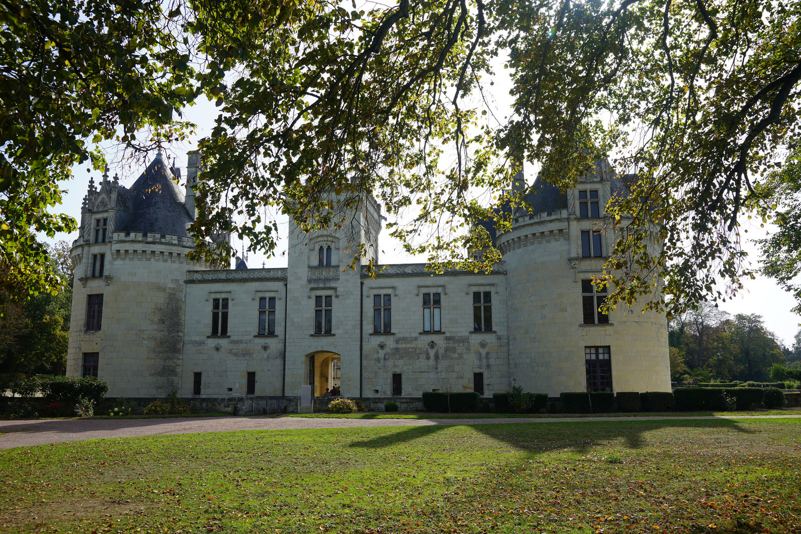 Début d'autome au château de Brezé (Maine et Loire)