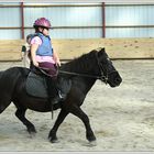 Débutante à poney