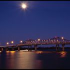 Decatur Bridge in moonlight