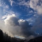 december sky over Black Forest