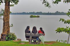 Deceptive idyllic mood at Inya Lake