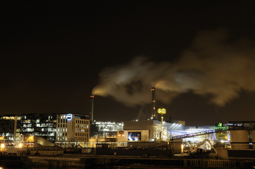 Décheterie de Bercy la nuit - Fabrice FRANQUEZA