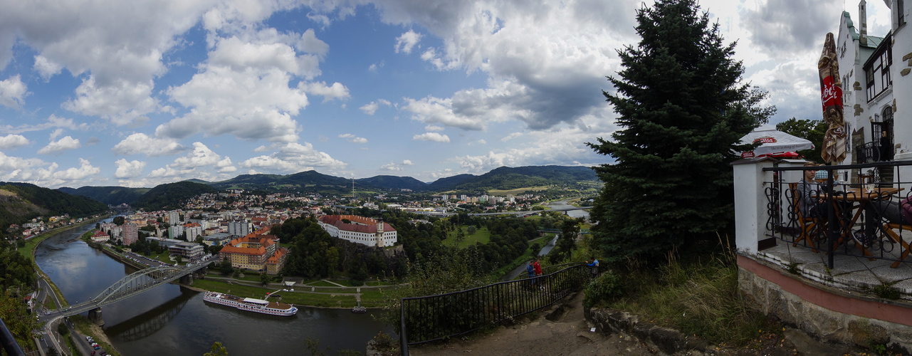 Decin - Blick von der Schäferwand