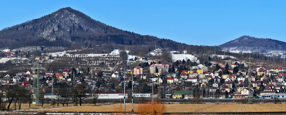 Decin (Tetschen Bodenbach) unter dem Chmelnik