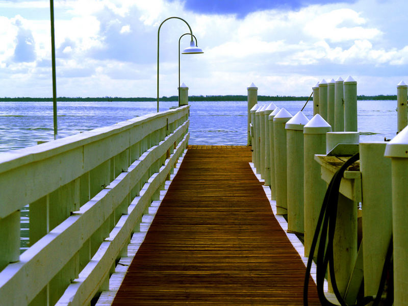 Deck at the marina