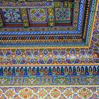 Decke im Palast des Xudayar Khan...