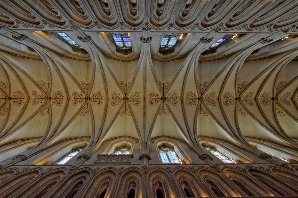 Decke in der Kathedrale von Wells