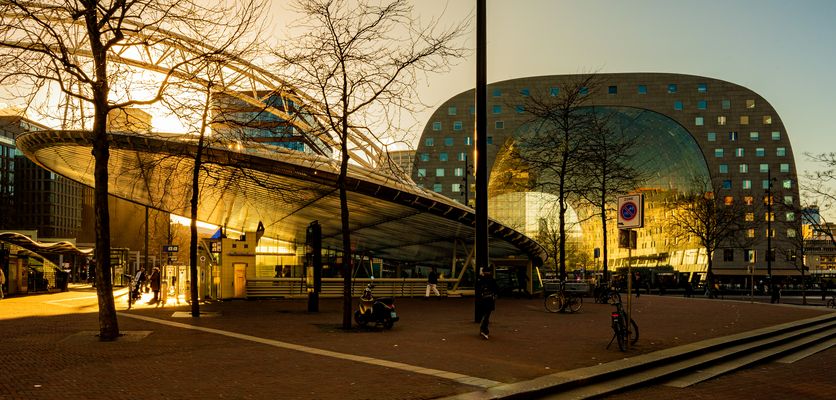  "Deckel" und "Tunnel" - Architektur Rotterdams