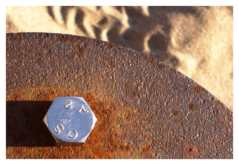 Deckelverschraubung an der Strandperle