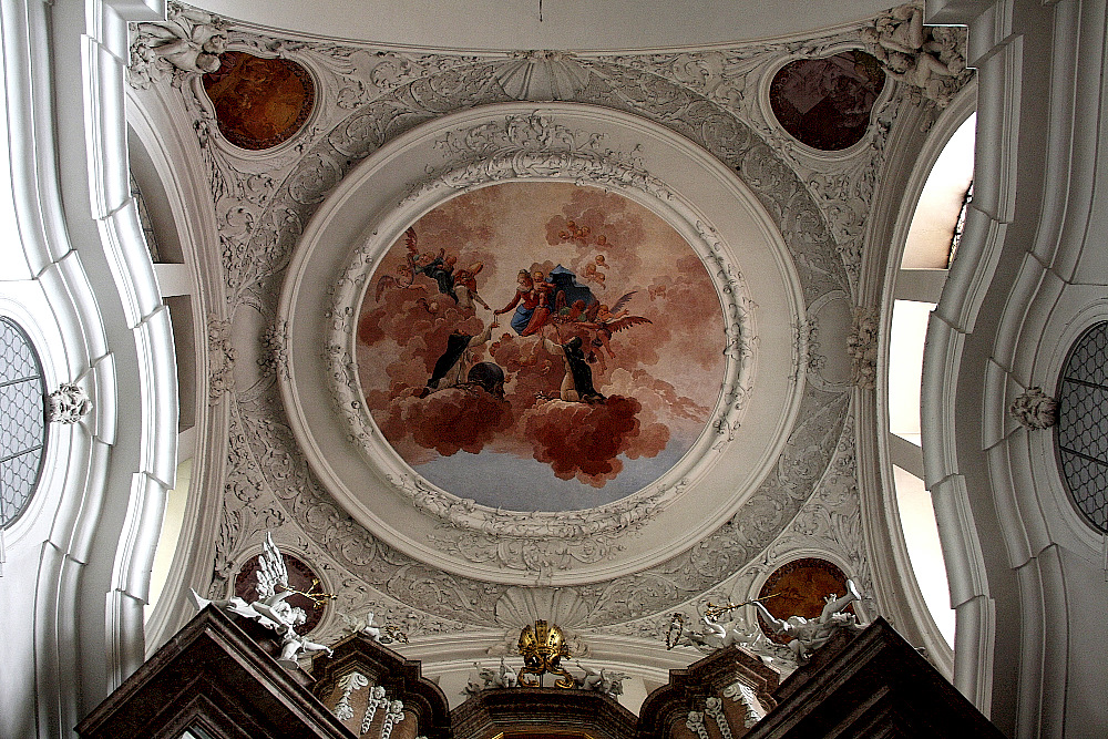 Decken-Fresko Sankt Mang