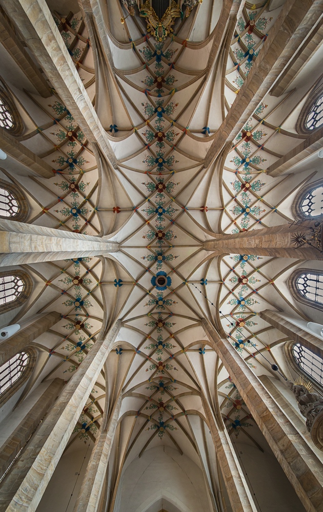 Deckenansicht im Freiberger Dom