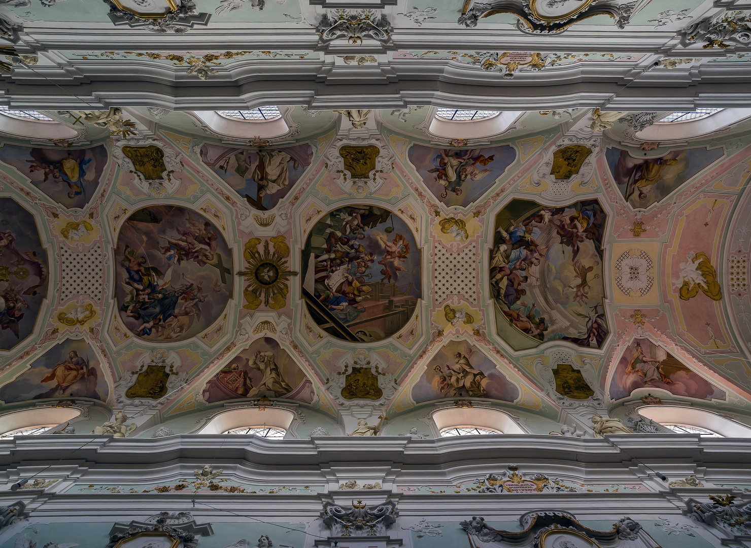 Deckenfresken in der Klosterkirche St. Georg