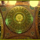 Deckengewölbe der Mohamed Ali Moschee (Alabastermoschee) auf der Zitadelle Kairo
