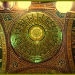 Deckengewölbe der Mohamed Ali Moschee (Alabastermoschee) auf der Zitadelle Kairo