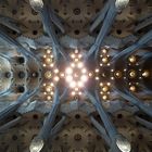 Deckengewölbe der Sagrada Familia