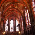 Deckengewölbe der Seitenkapelle der Hl. Maria - Kathedrale von Le Mans