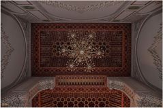 Deckengewölbe in der Moschee Hassan II in Casablanca