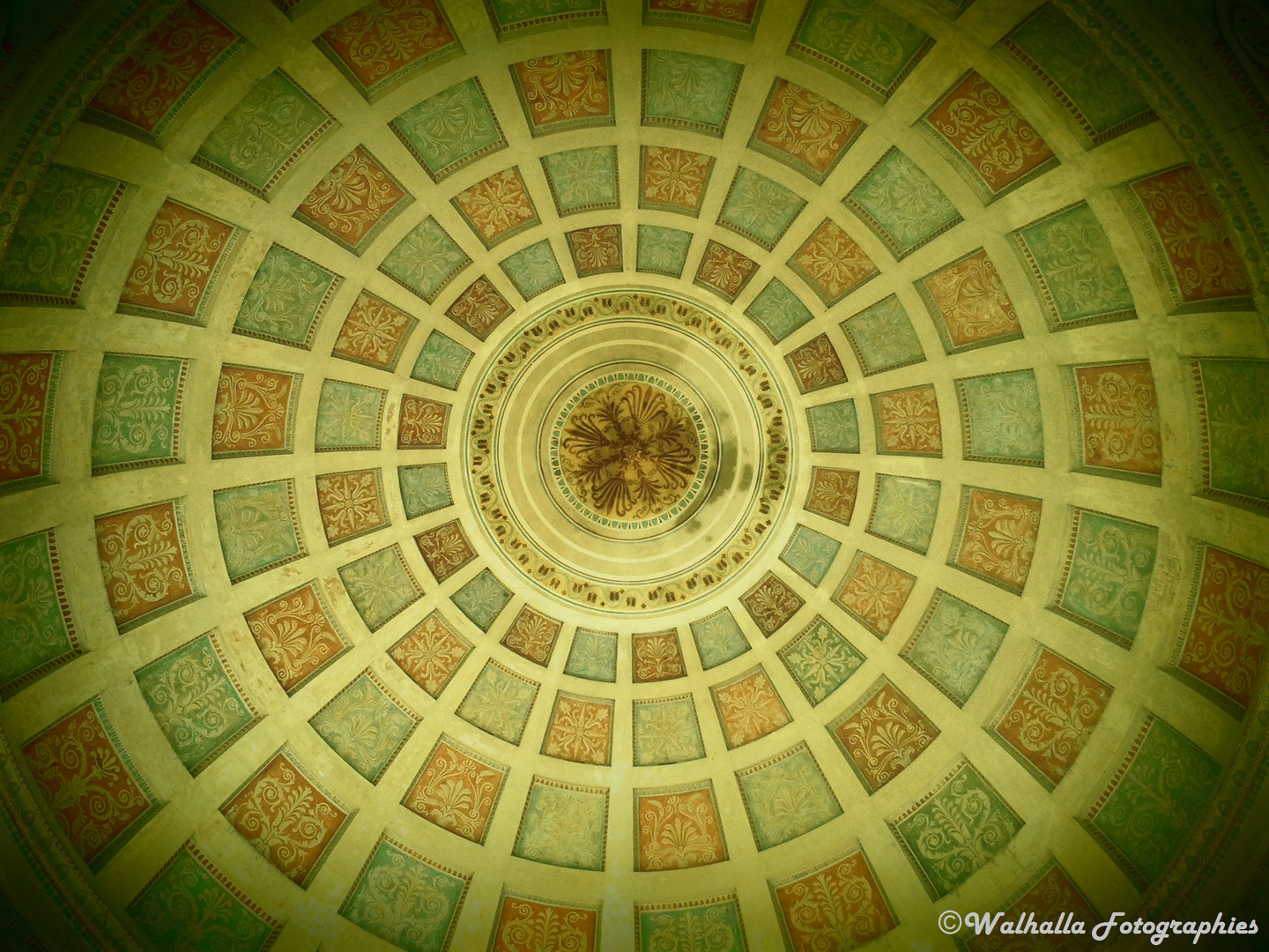 Deckeninnere Pavillon Englischer Garten Foto Bild Landschaft