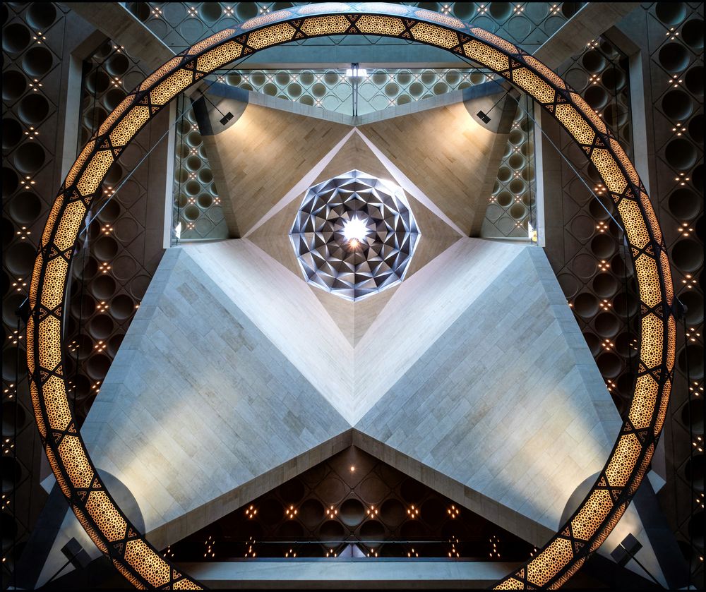 * Deckenkunst * Foto & Bild | architektur, motive, katar Bilder auf