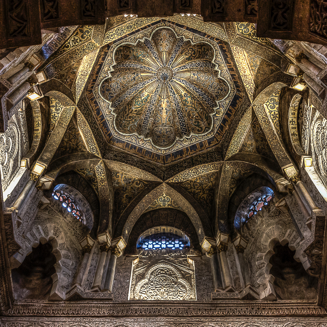 Deckenkuppel in der Mezquita-Catedral de Córdoba