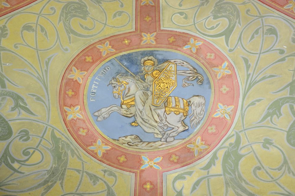 Deckenmalerei in der Reichsburg Cochem