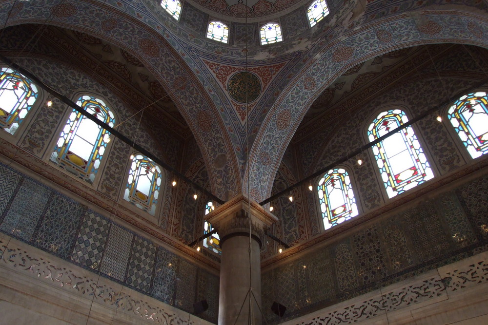 Deckenmosaiken in der blauen Moschee