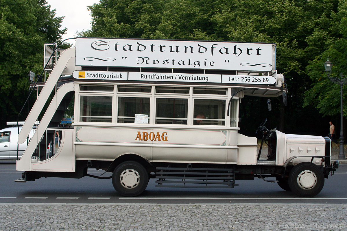 Decksitz-Motoromnibusses der „Allgemeinen Berliner Omnibus-Aktien-Gesellschaft | Berlin