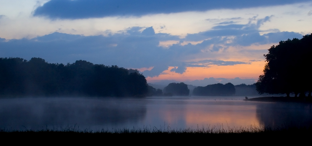 Decksteiner Weiher, benebelt