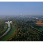 * Decksteiner Weiher Köln noch im Frühnebel *