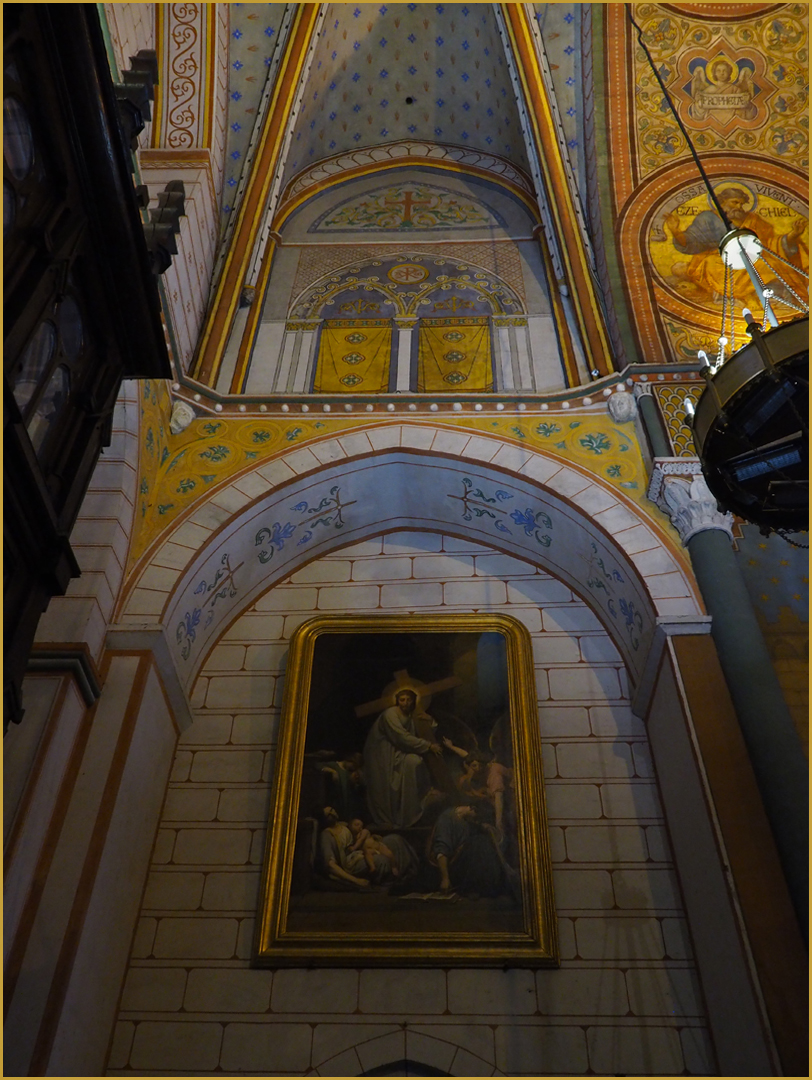 Décor du transept sud de la Cathédrale St-Caprais d‘Agen