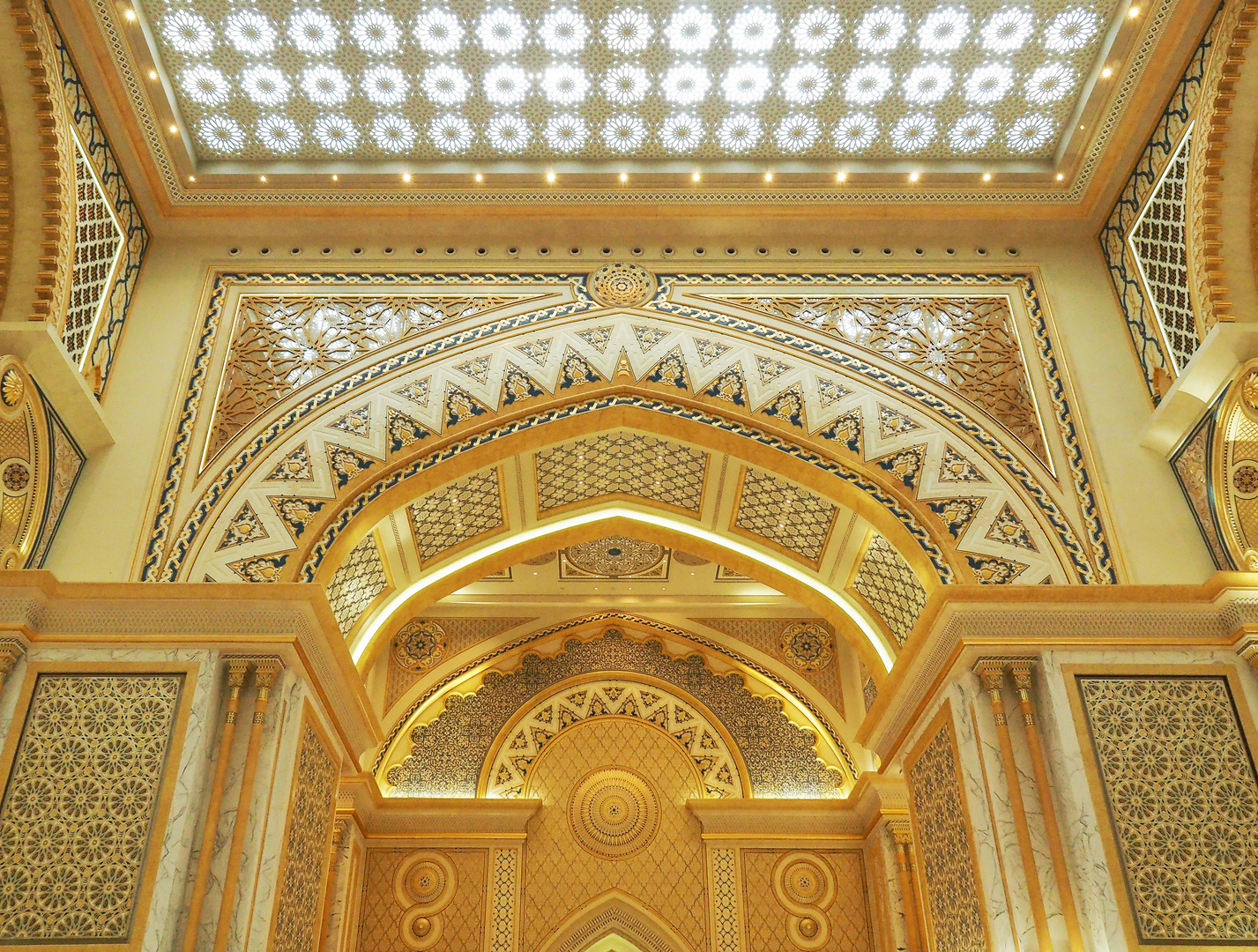 Décoration dans une des salles du Palais Présidentiel