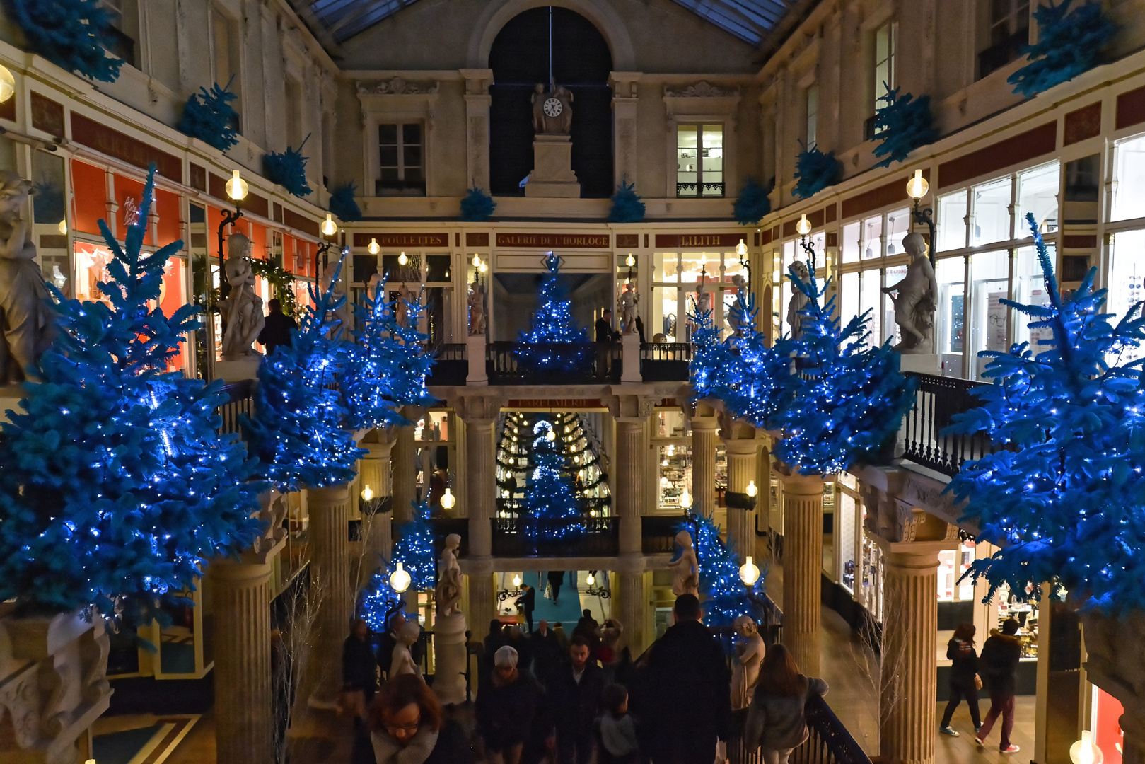 Décoration Noël passage Pommeraye