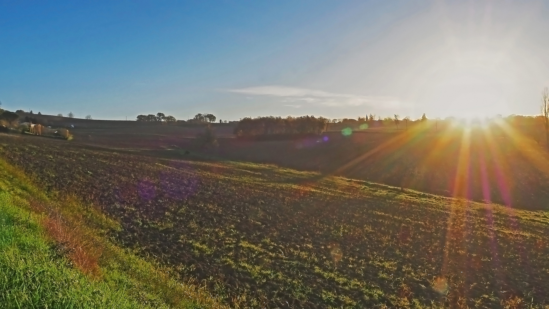 Décorer le paysage avec « flares »