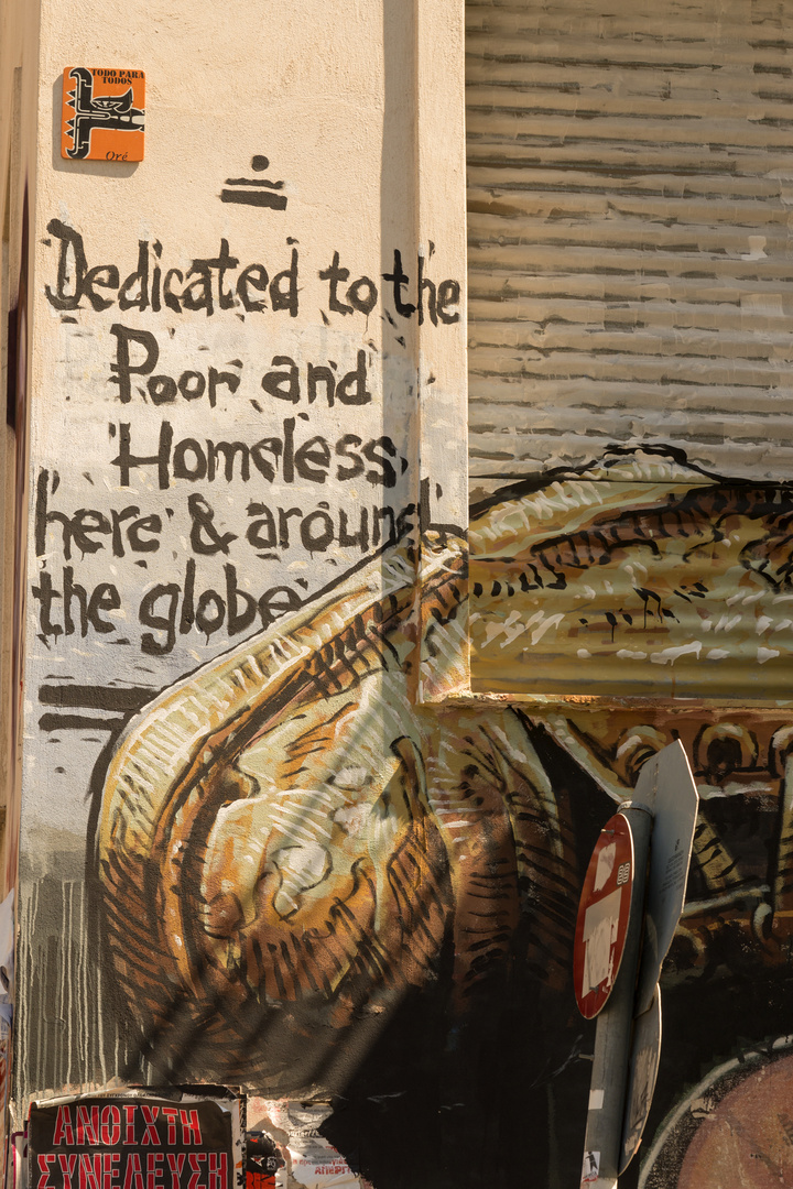 Dedicated to the Poor and Homeless - Detail