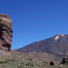 dedo de dios (Finger Gottes) und Teide (Vulkan)