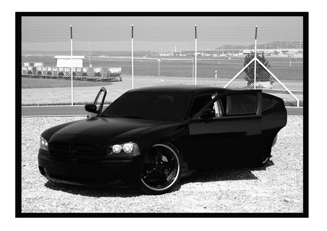 Deep Black Dodge Charger...