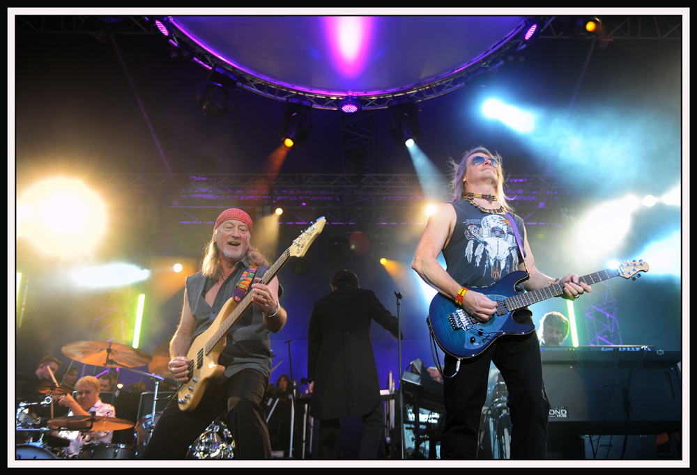 Deep Purple am Elbufer in Dresden