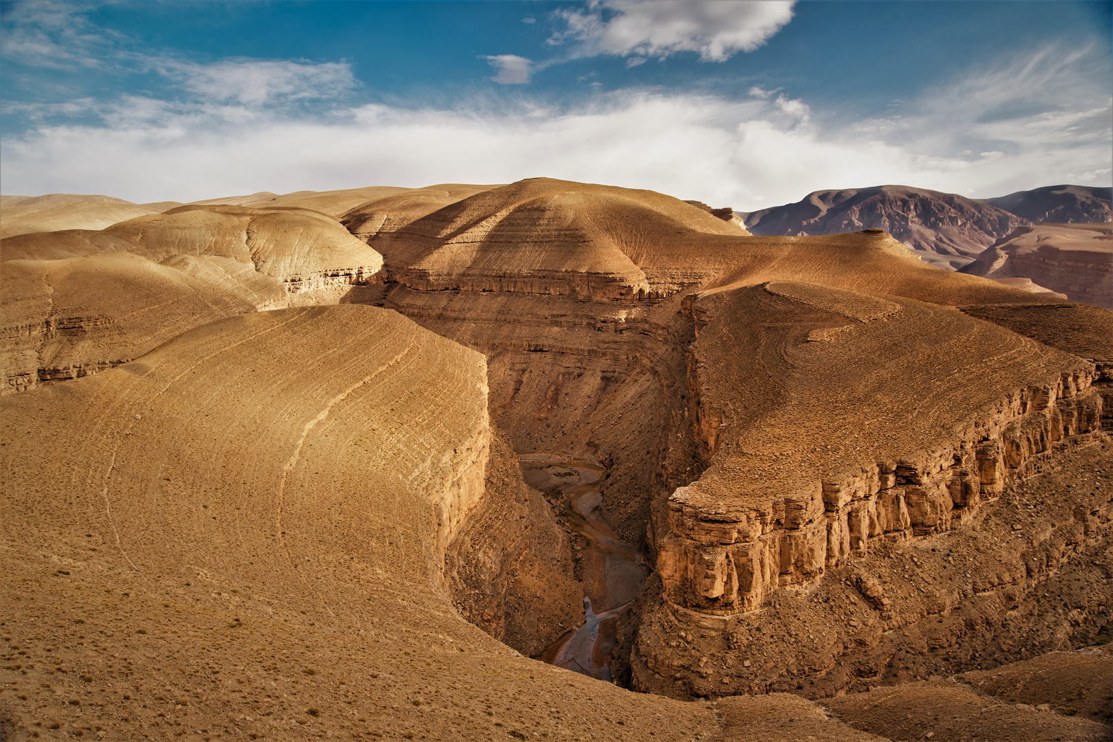 deep valley of the Atlas