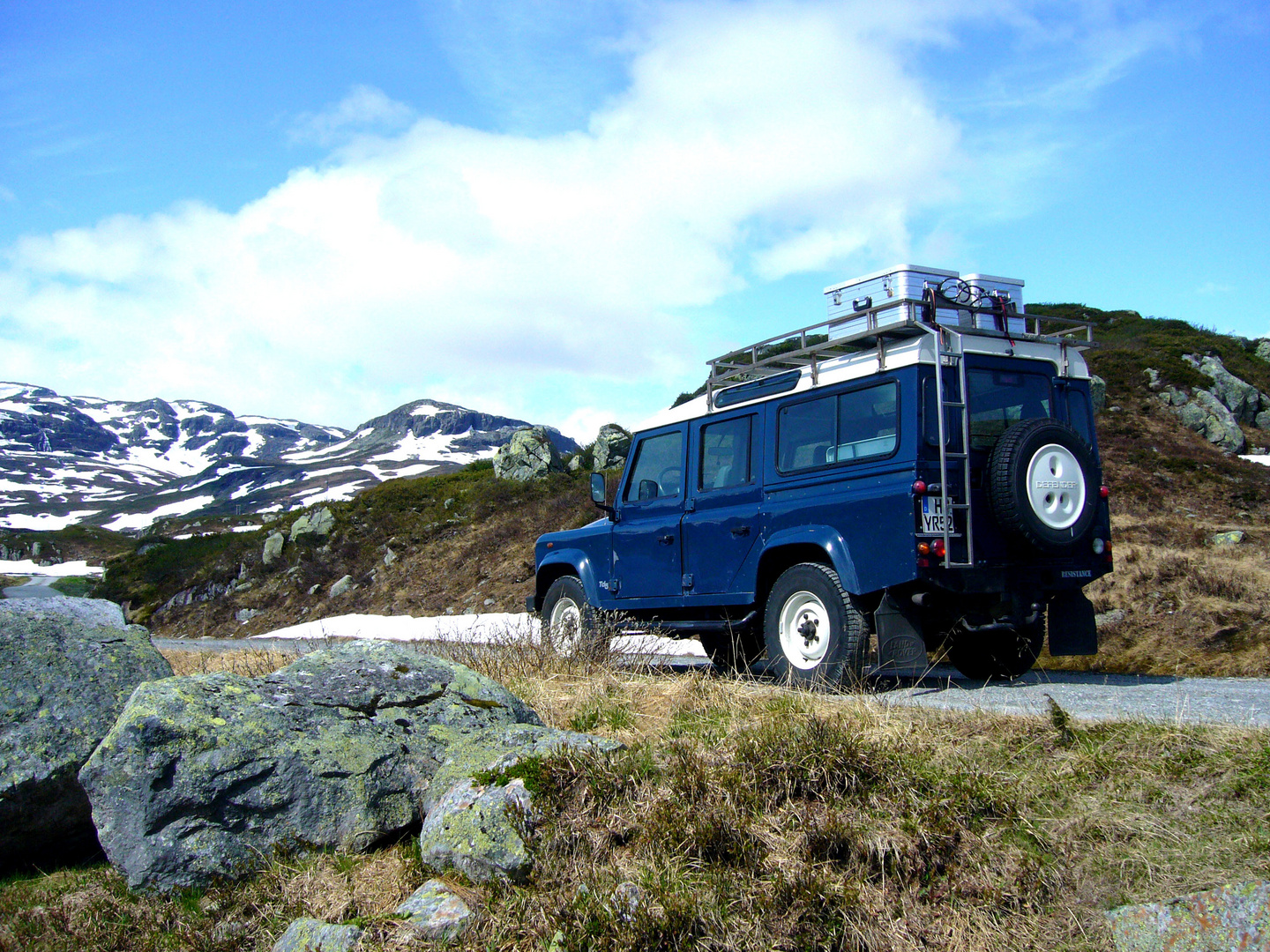 Defender Richtung Nordkapp