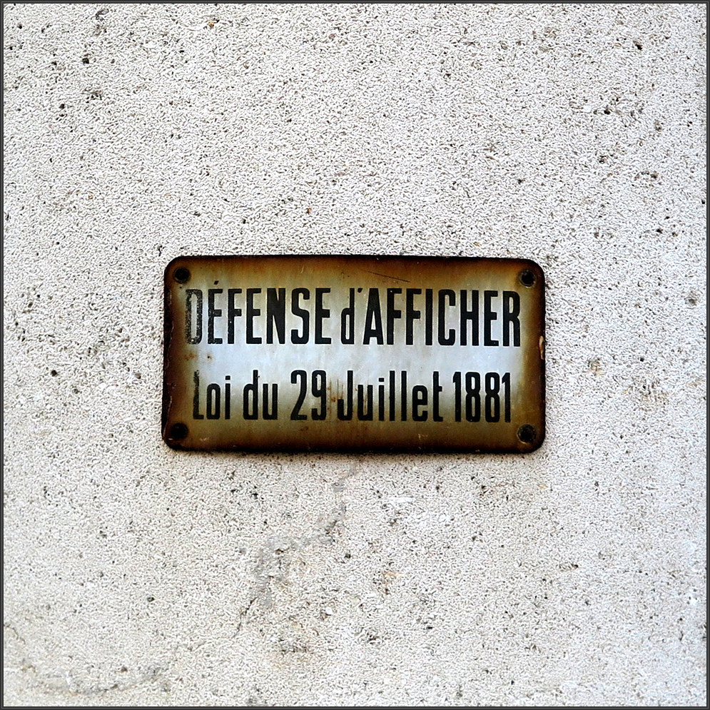 Défense d'Afficher