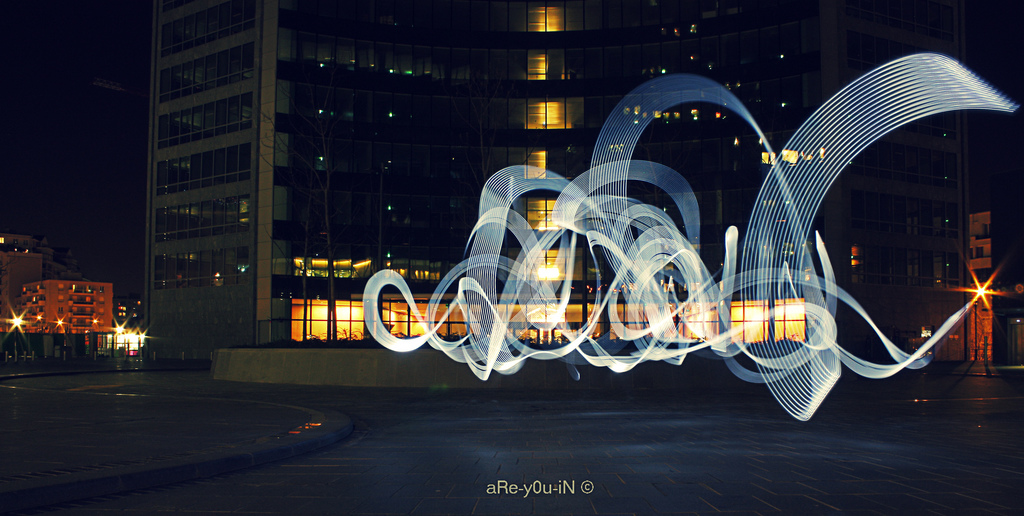 Defense's lightpainting