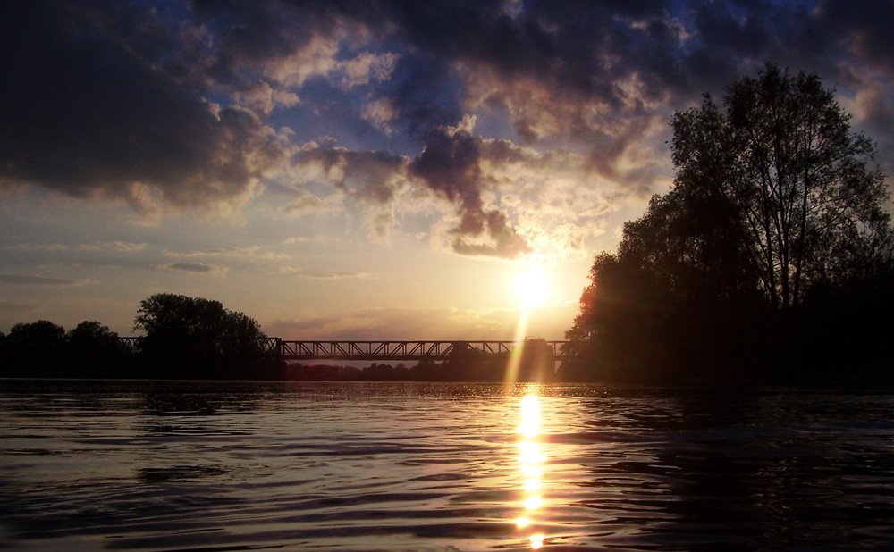 Deggendorf - Donau am Abend