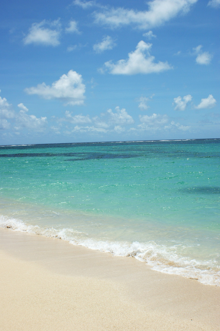 dégradé de couleur aux Caraïbes