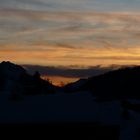 degradé de couleurs au grand bornand